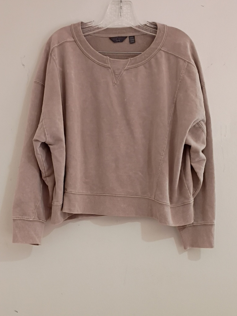 Danskin Taupe Crewneck Sweatshirt